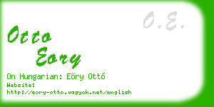 otto eory business card